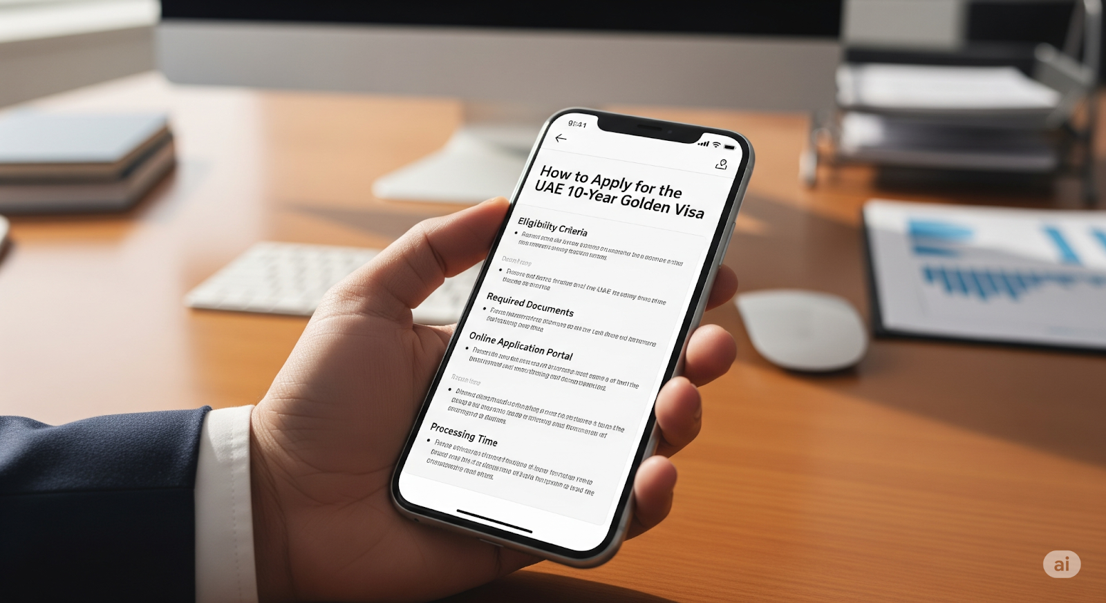 Golden Visa UAE Cost - how to apply